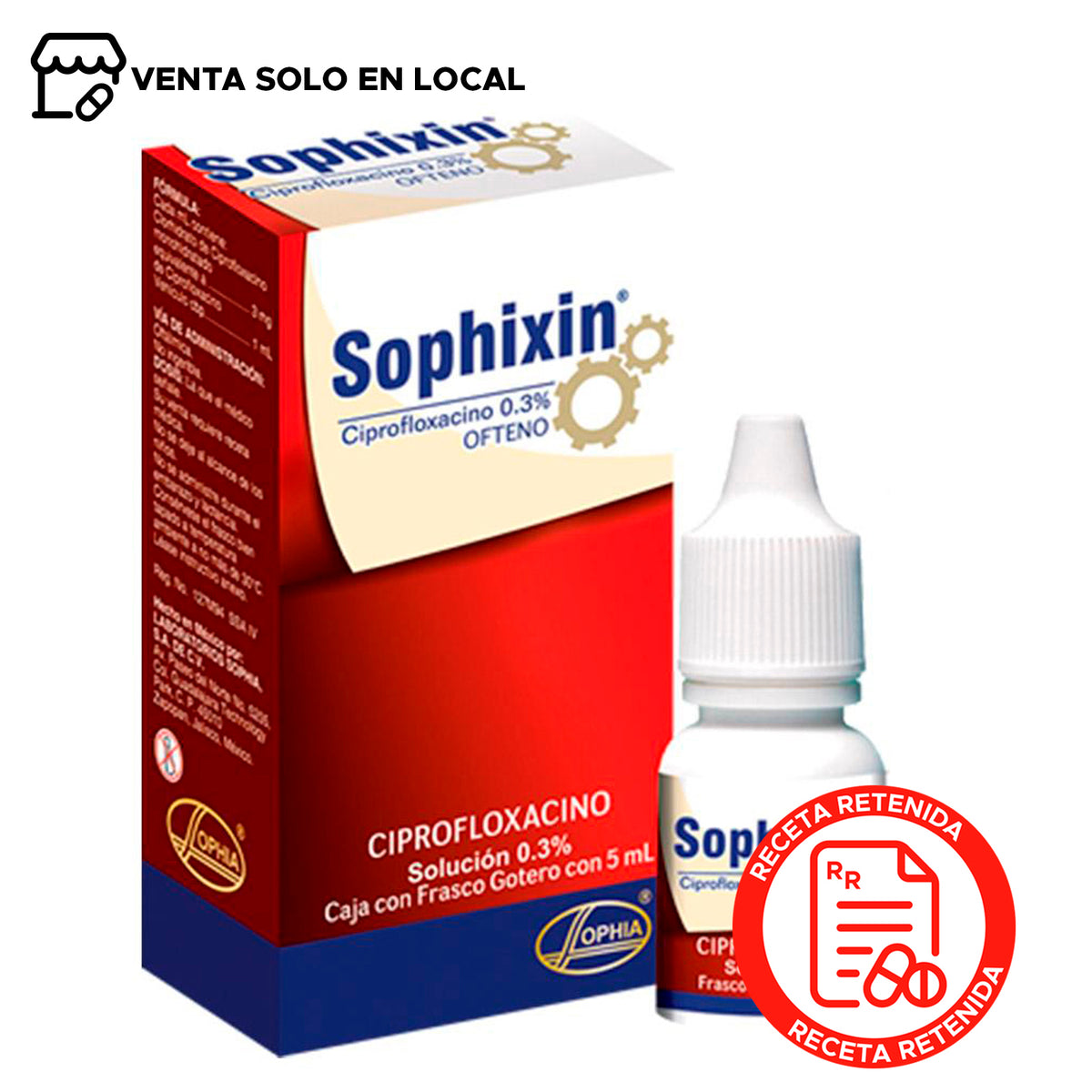 Sophixin Solución Oftálmica 0,3%