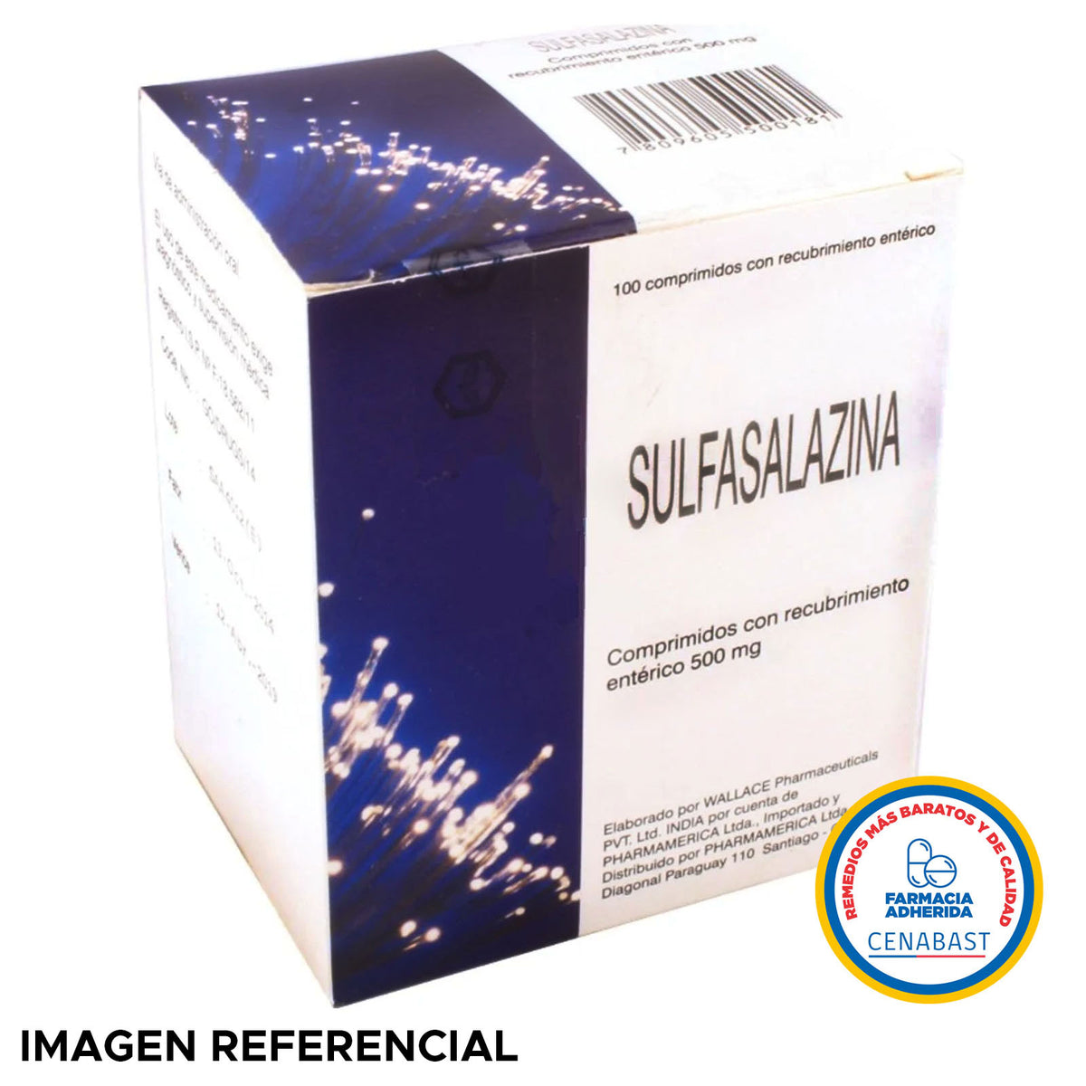Sulfalazina Comprimidos con Recubrimiento Entérico 500mg Producto Cenabast