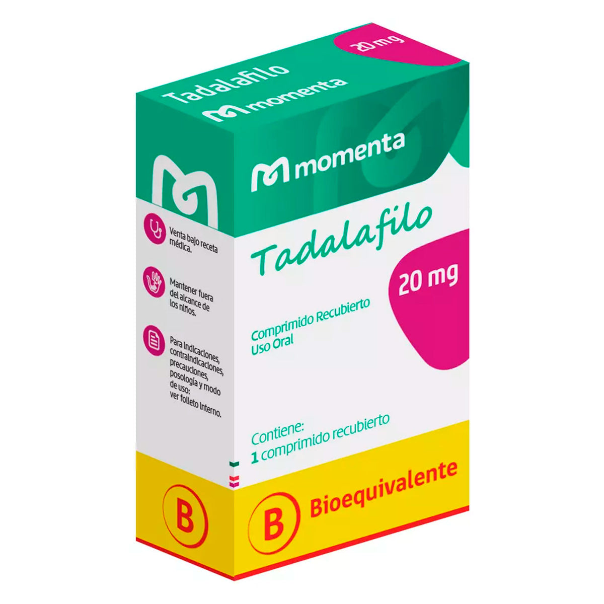 Tadalafilo Comprimidos Recubiertos 20mg