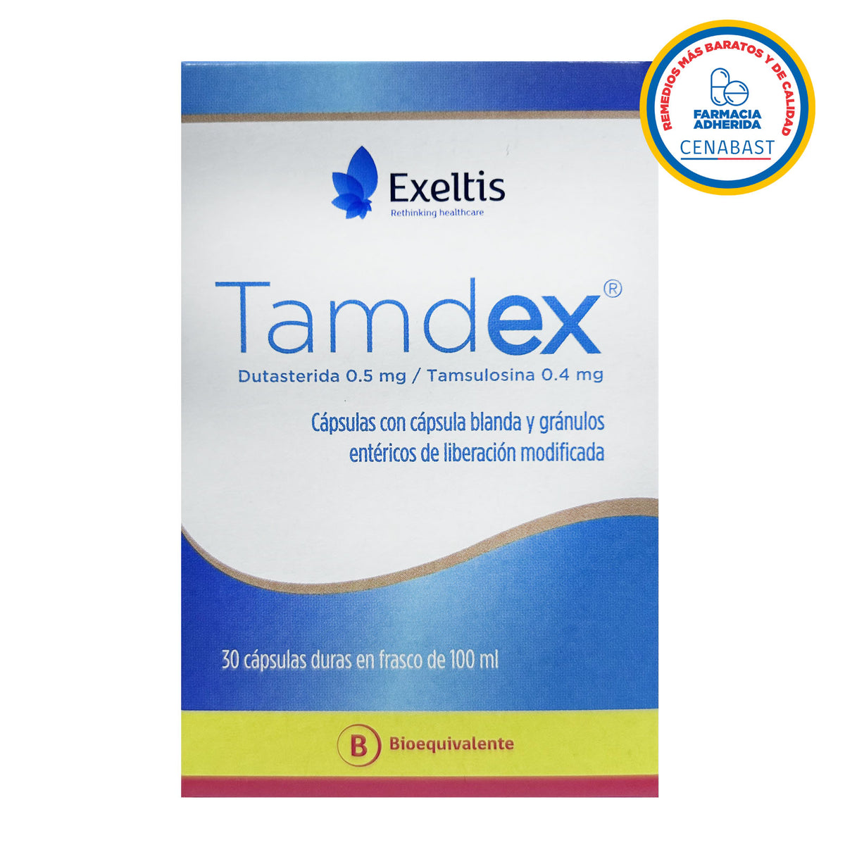 Tamdex Cápsulas con Cápsula Blanda y Gránulos Entéricos de Liberación Modificada Producto Cenabast