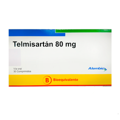 Telmisartán Comprimidos 80mg