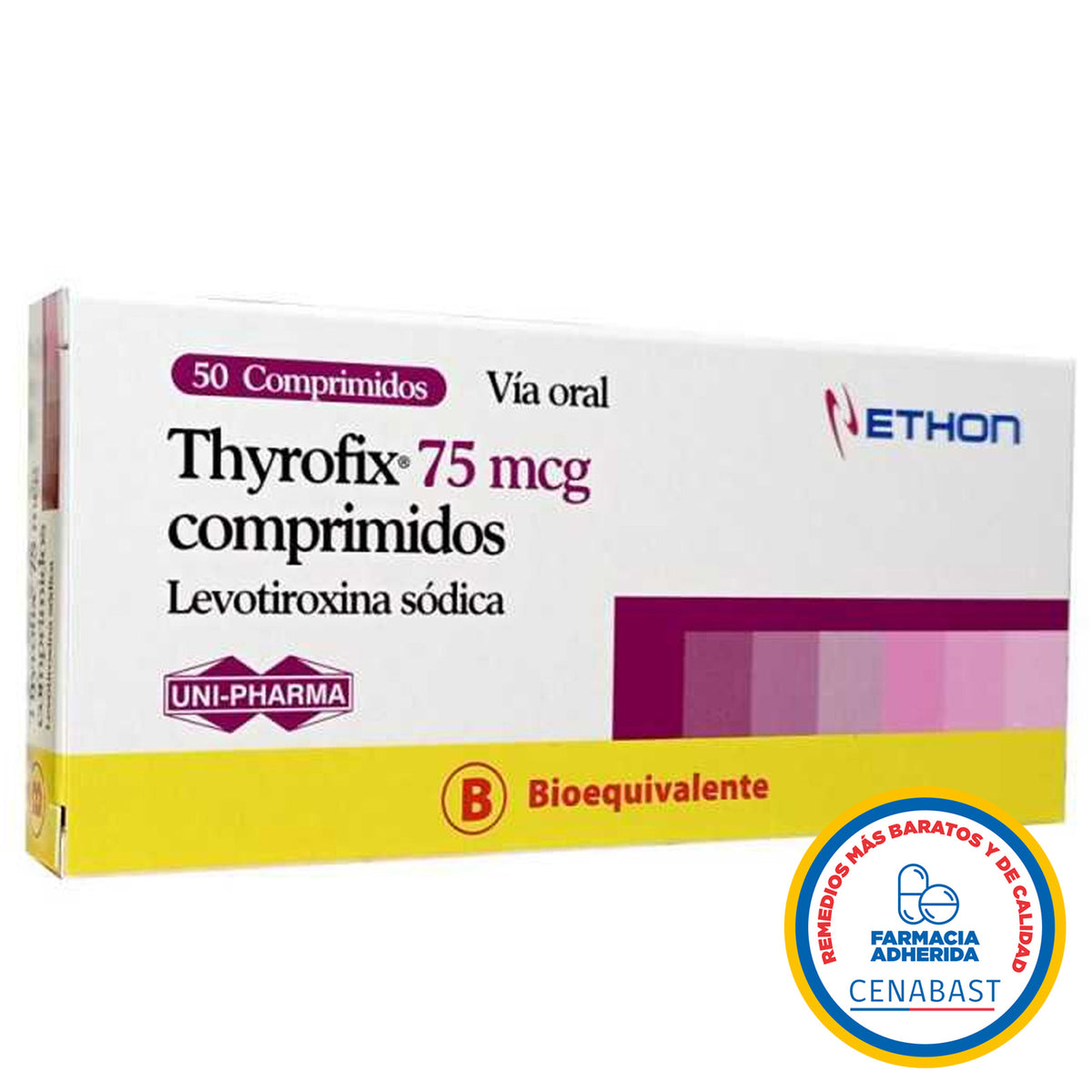 Thyrofix Comprimidos 75mcg Producto Cenabast