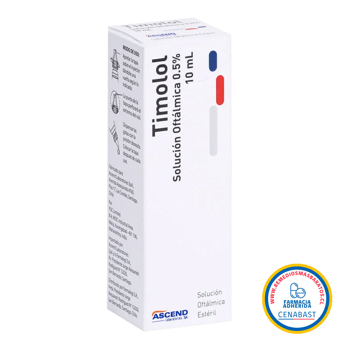 Timolol  Solución Oftálmica 0,5% Producto Cenabast