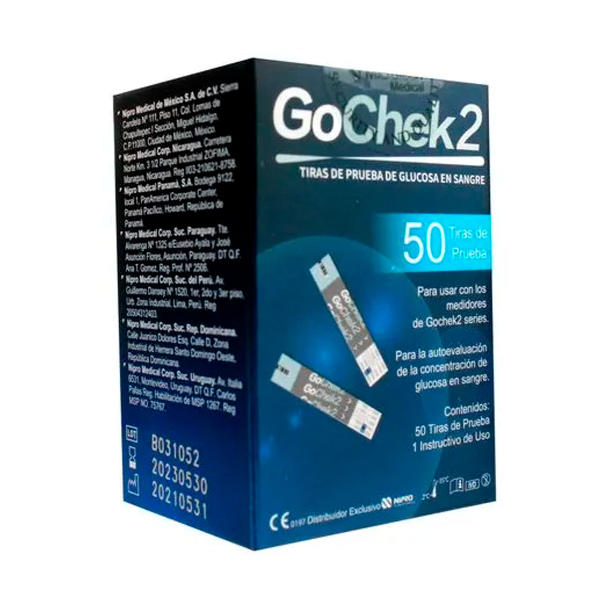 GoCheck 2 Tiras Reactivas