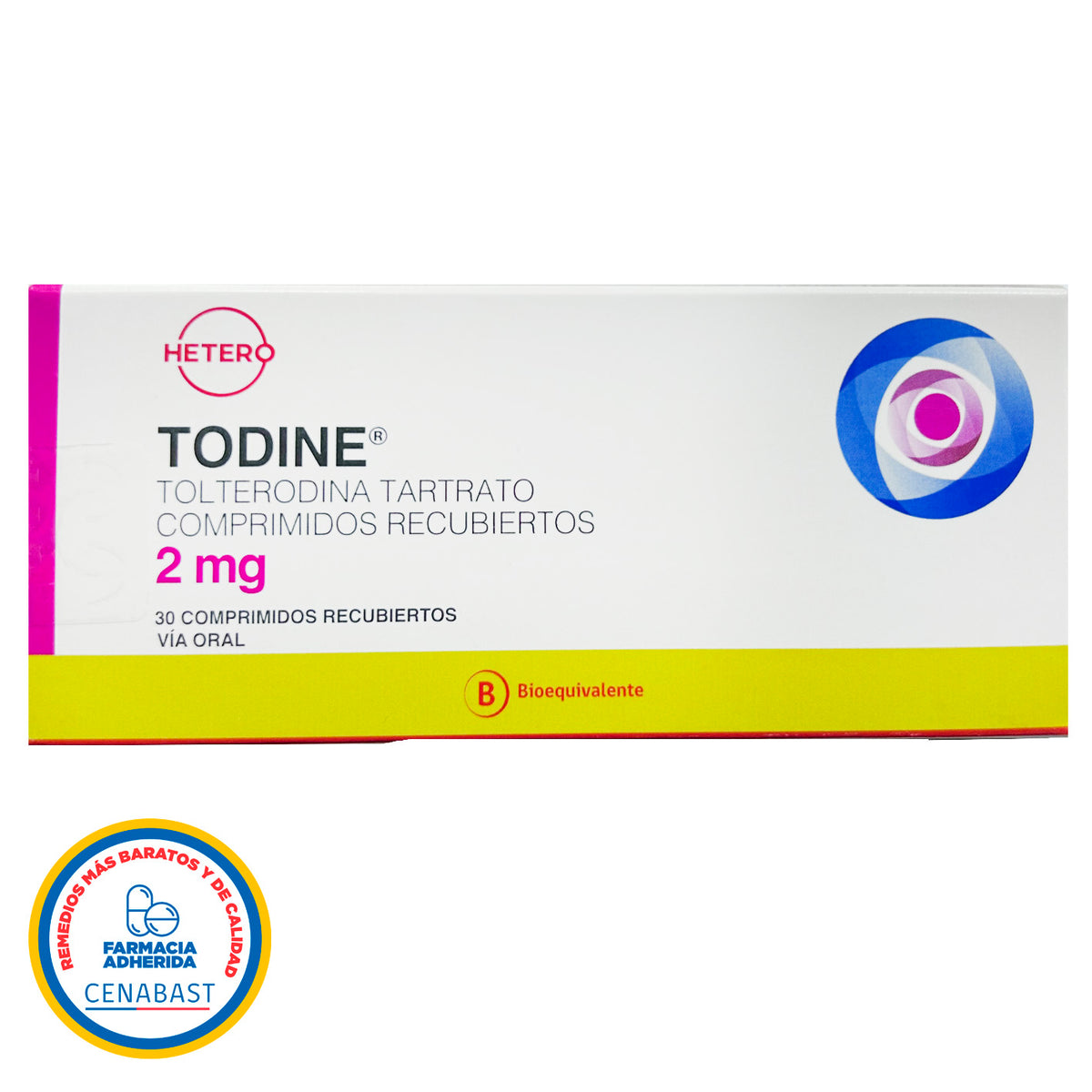 Todine Comprimidos Recubiertos 2mg Producto Cenabast