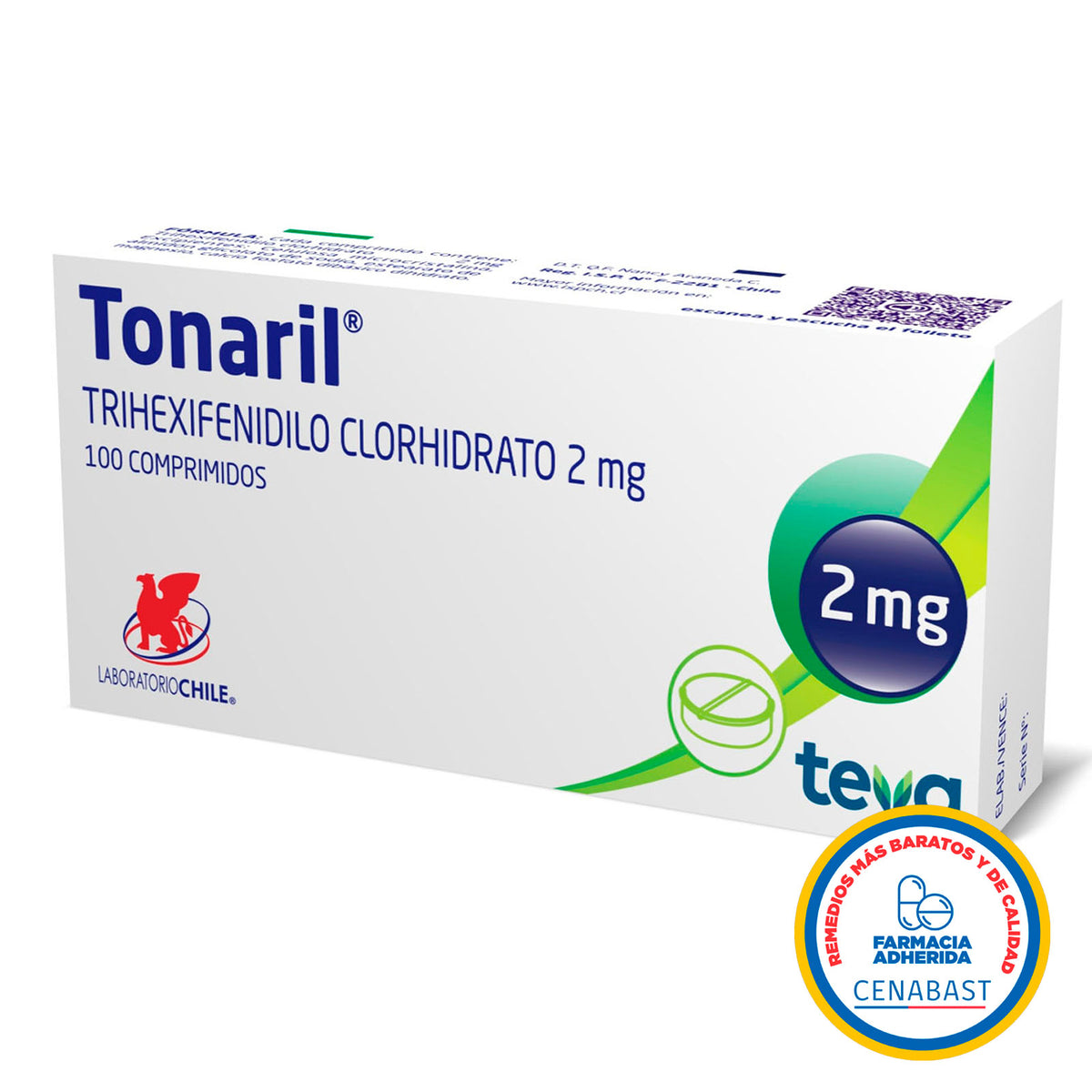 Tonaril Comprimidos 2mg Producto Cenabast