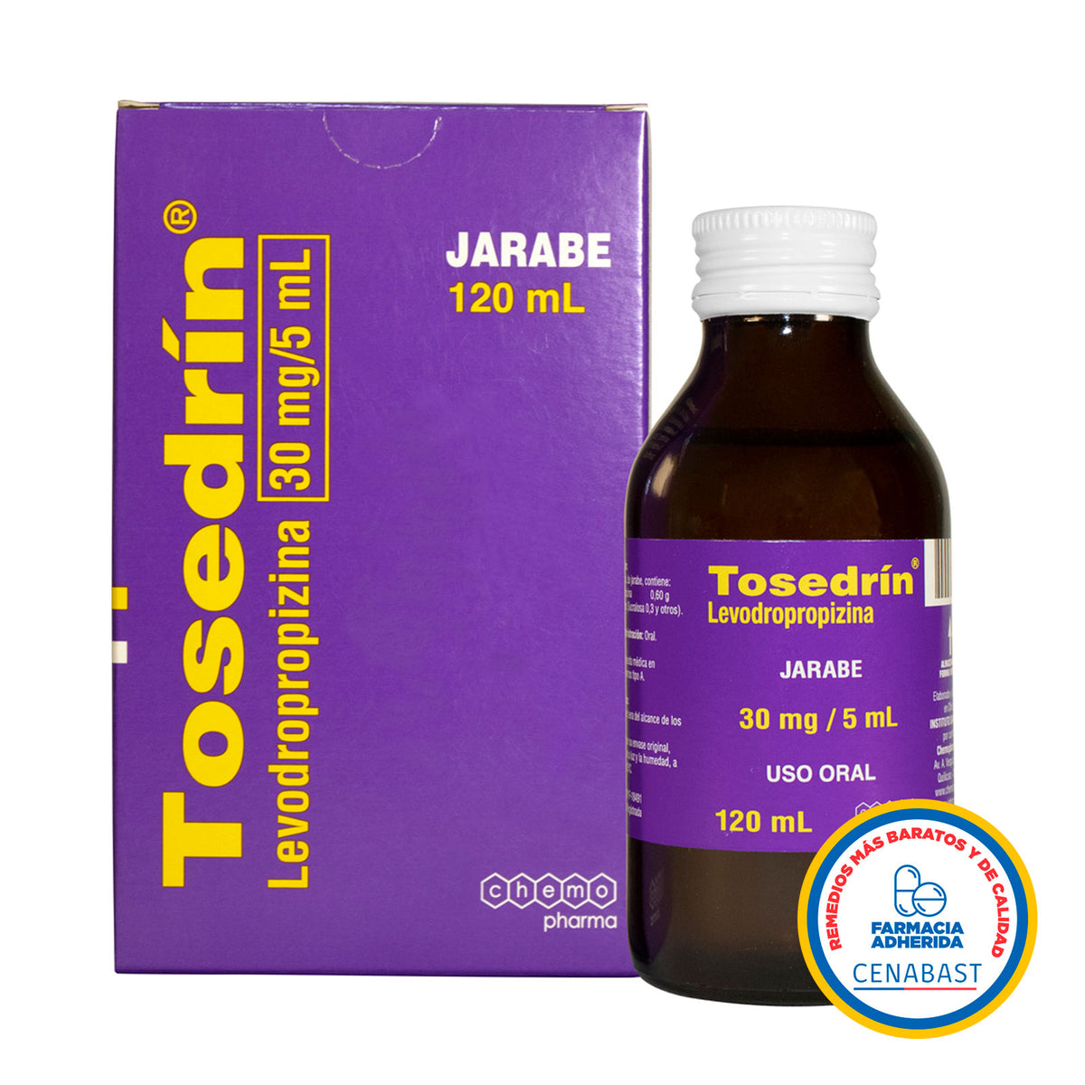 Tosedrín Jarabe 30mg/5ml Producto Cenabast