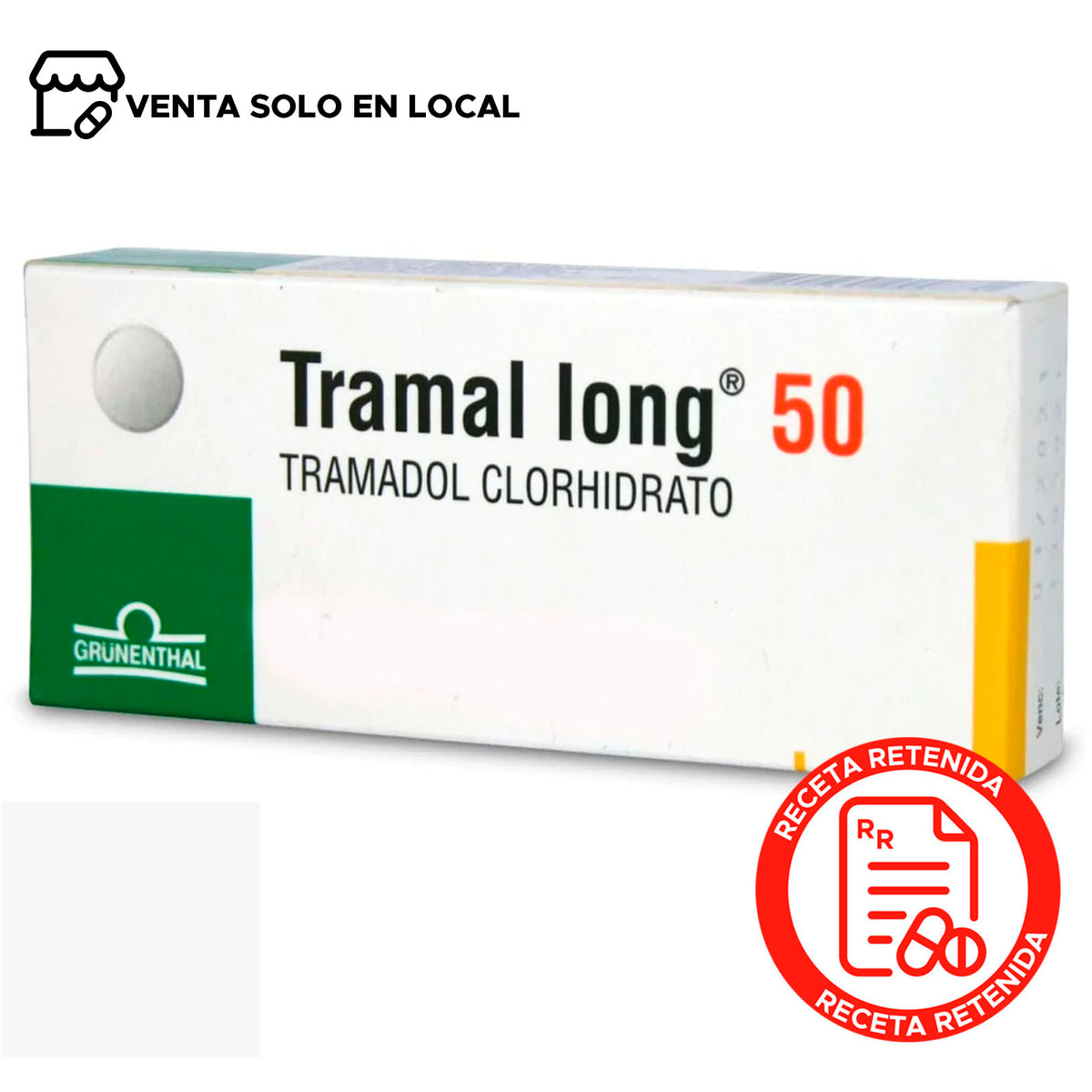 Tramal Long Comprimidos Recubiertos 50mg