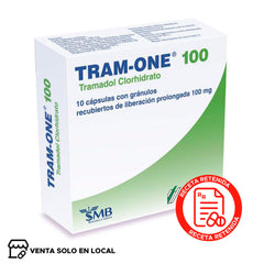 Tram-One Cápsulas con Gránulos Recubiertos de Liberación Prolongada 100mg