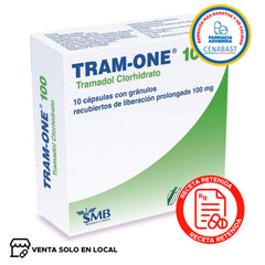 Tram-One Cápsulas con Gránulos Recubiertos de Liberación Prolongada 100mg Producto Cenabast