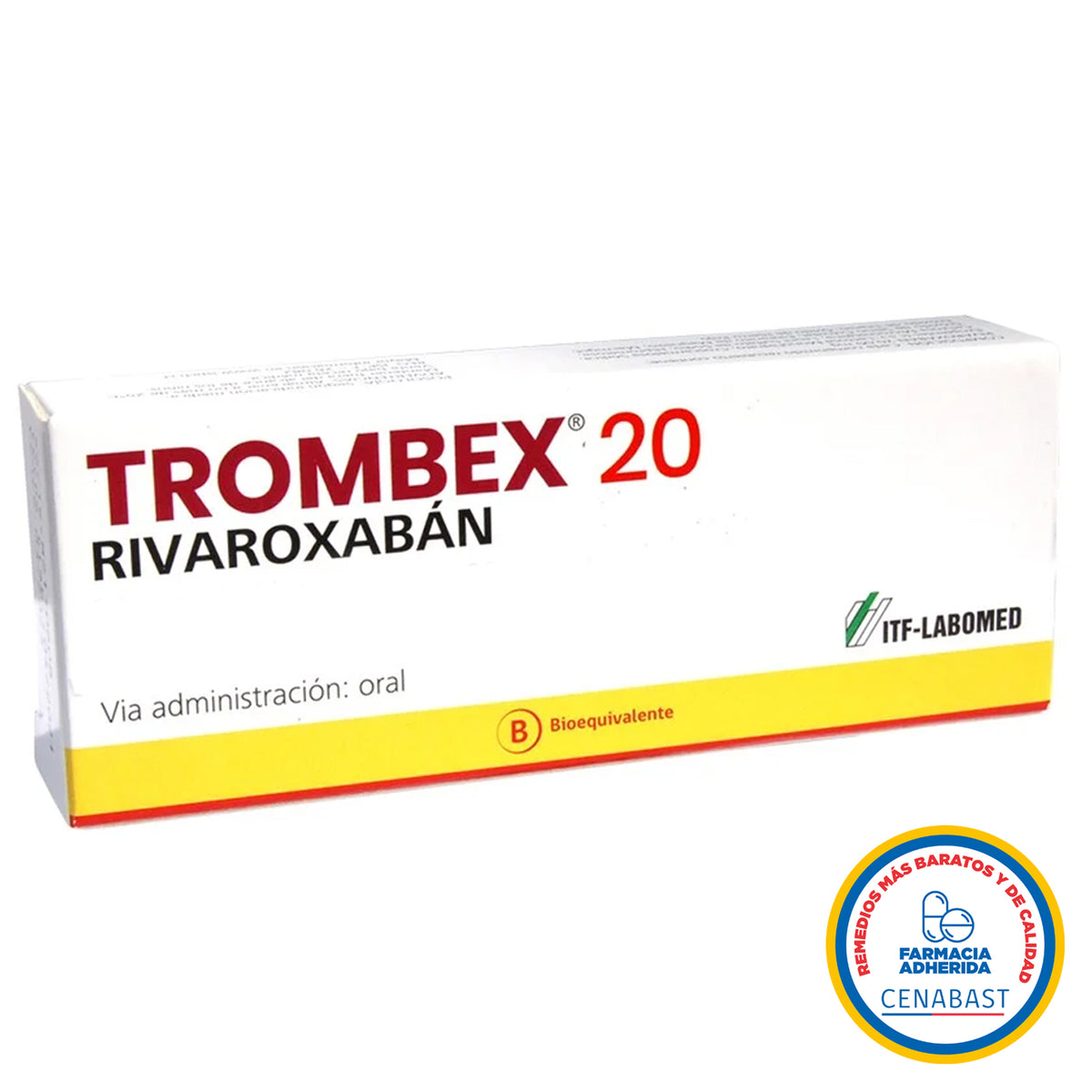 Trombex Comprimidos Recubiertos 20mg Producto Cenabast