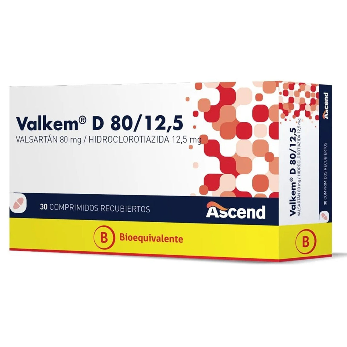 Valkem D Comprimidos Recubiertos 80/12,5