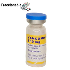 Vancomicina Polvo para  Solución Inyectable 500mg x 1 Ampolla