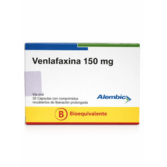 Venlafaxina Cápsulas con Comprimidos Recubiertos de Liberación Prolongada 150mg