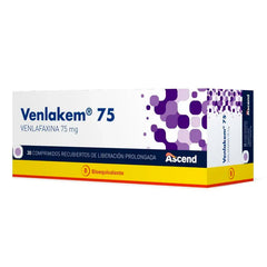 Venlakem Comprimidos Recubiertos de Liberación Prolongada 75mg