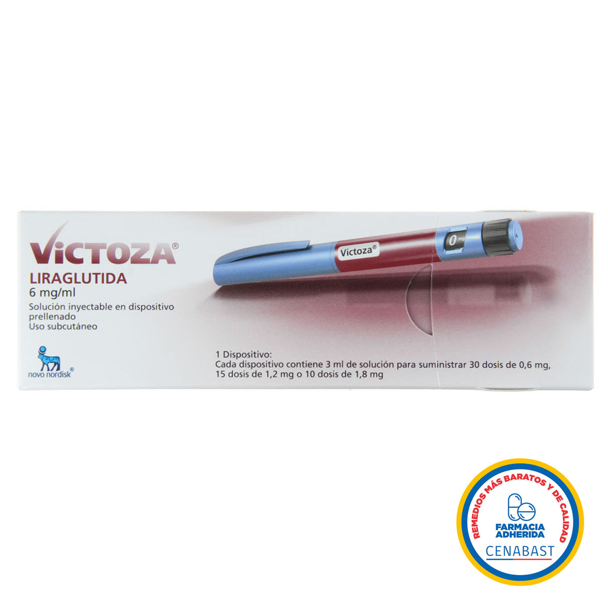Victoza Solución Inyectable 6mg/mL Producto Cenabast