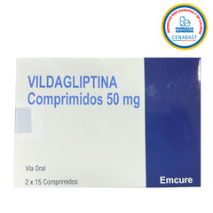Vildagliptina Comprimidos 50mg Producto Cenabast