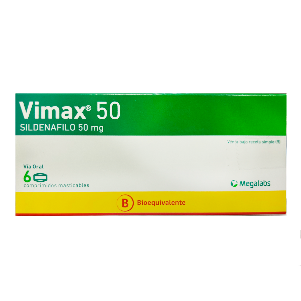 Vimax 50 Comprimidos Masticables