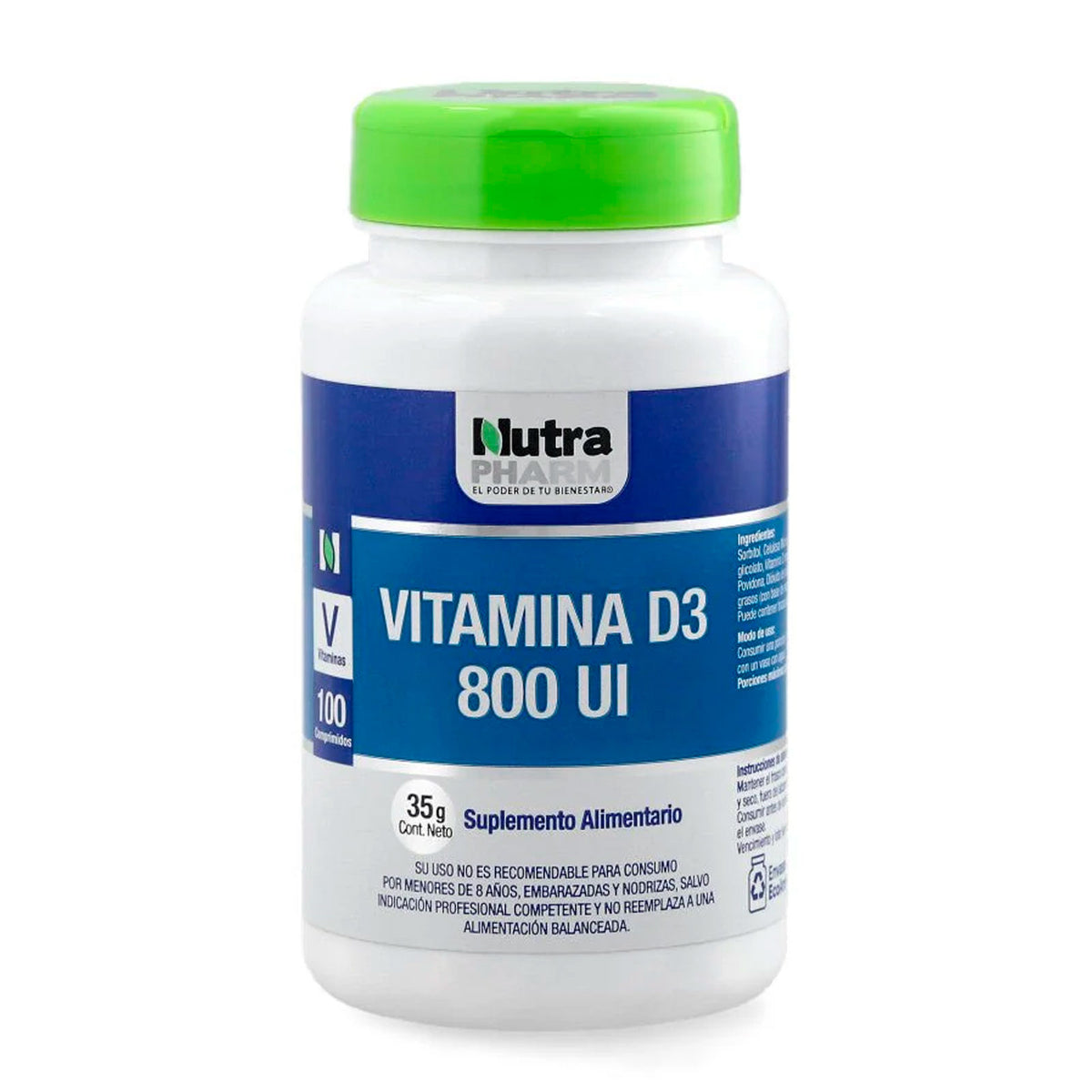 Vitamina D3 800UI Comprimidos