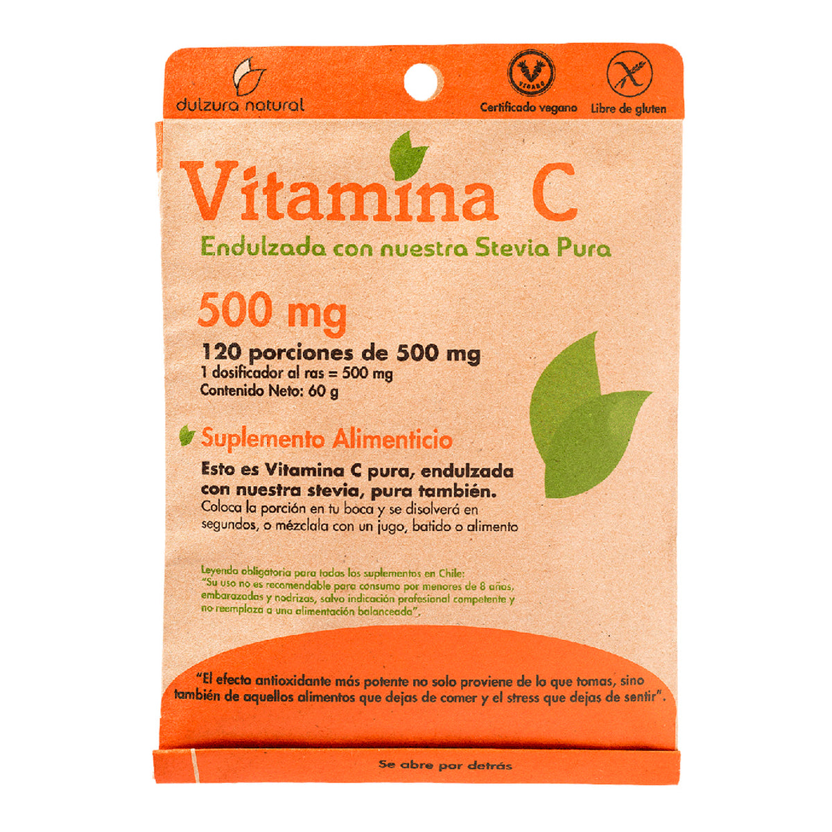 Vitamina C 500mg Sobre en Polvo
