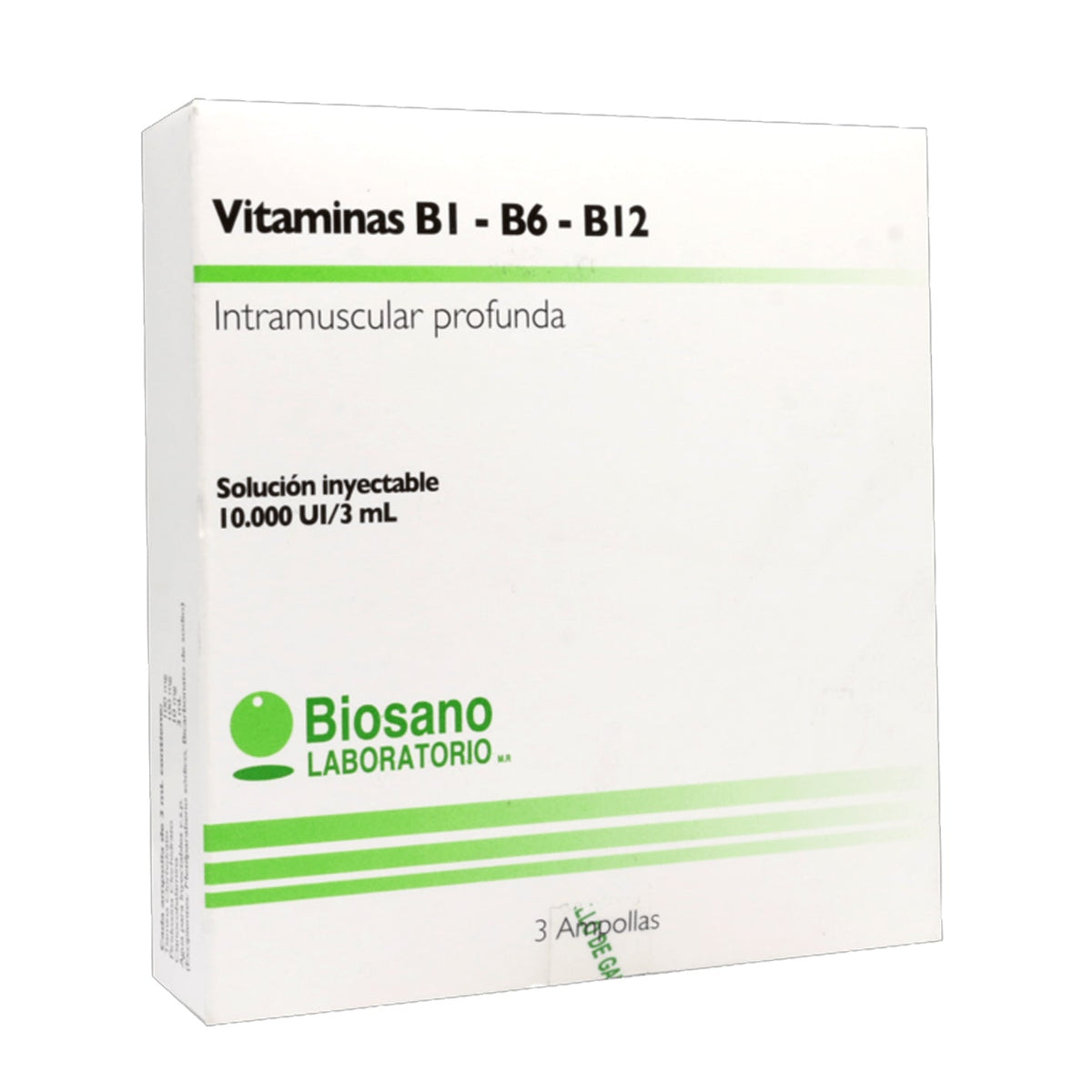 Vitaminas B1/B6/B12 Inyectable.