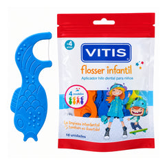 Vitis Flosser Infantil Aplicador de Hilo Dental