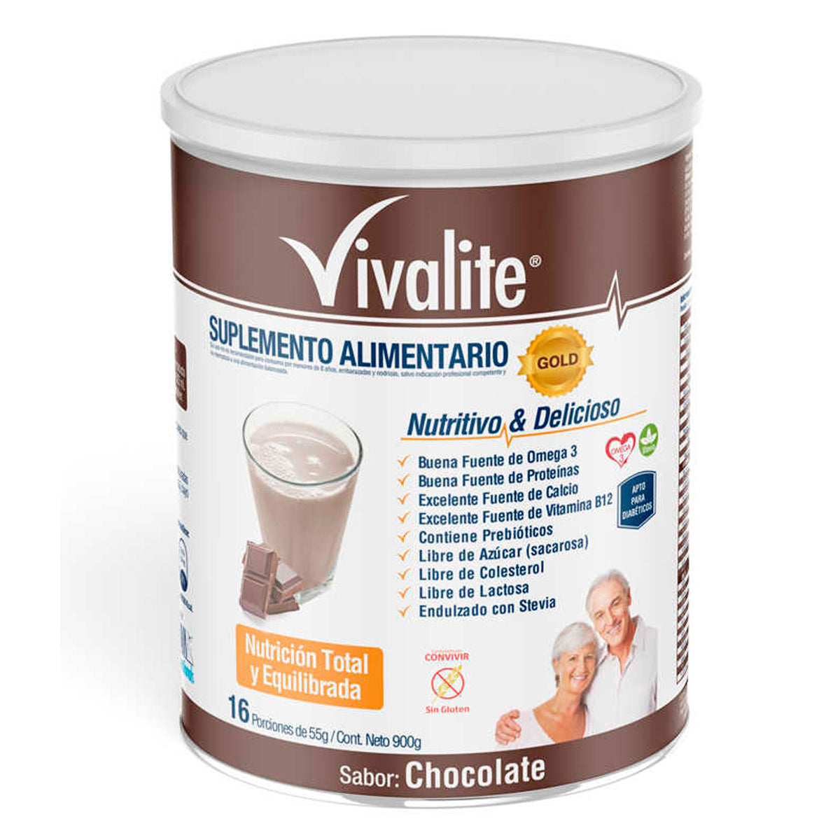 Vivalite Suplemento Alimentario Sabor Chocolate