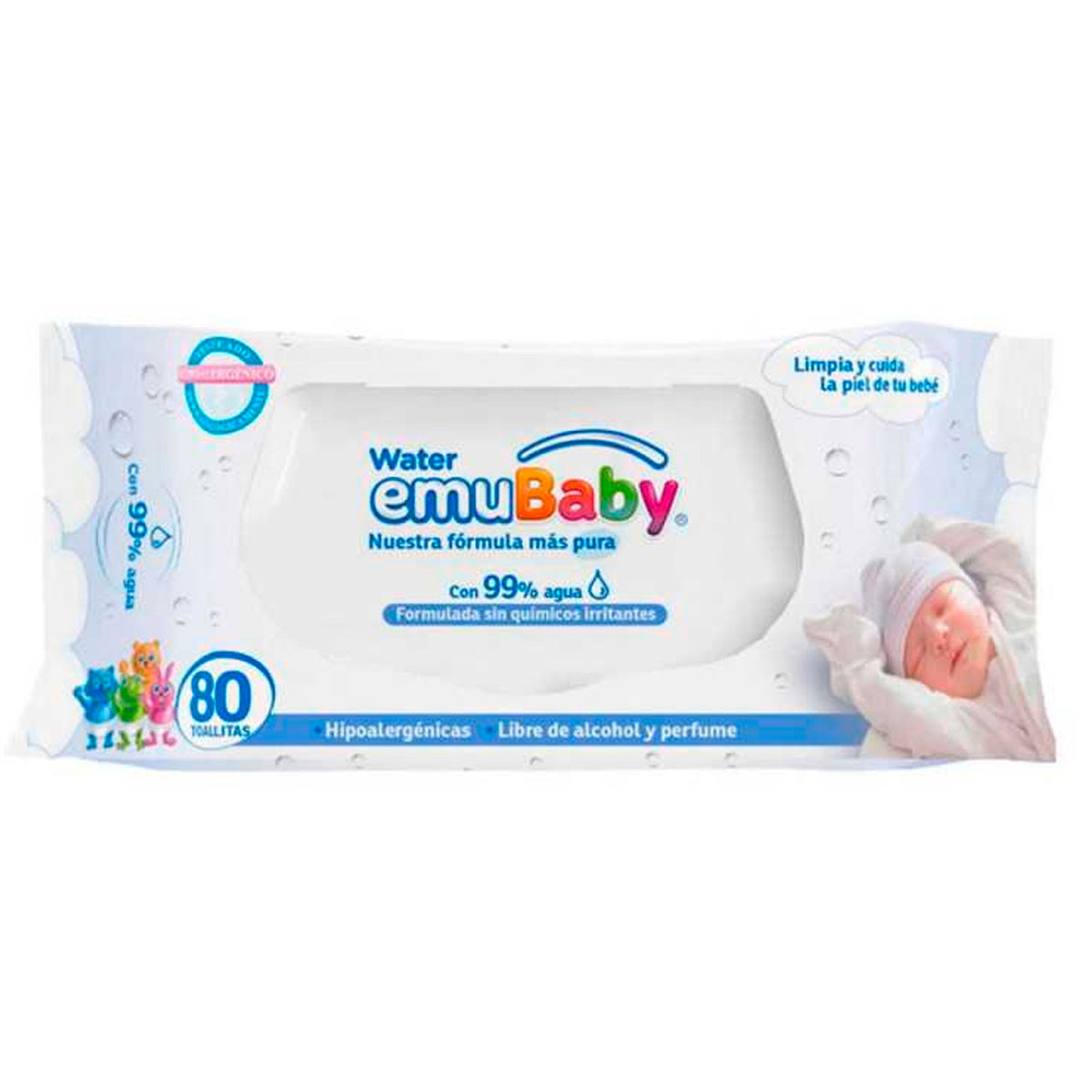 Emubaby Water Toallitas Húmedas