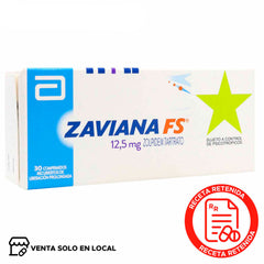 Zaviana FS Comprimidos Recubiertos de Liberación Prolongada 12,5mg