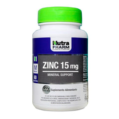 Zinc Comprimidos 15mg.