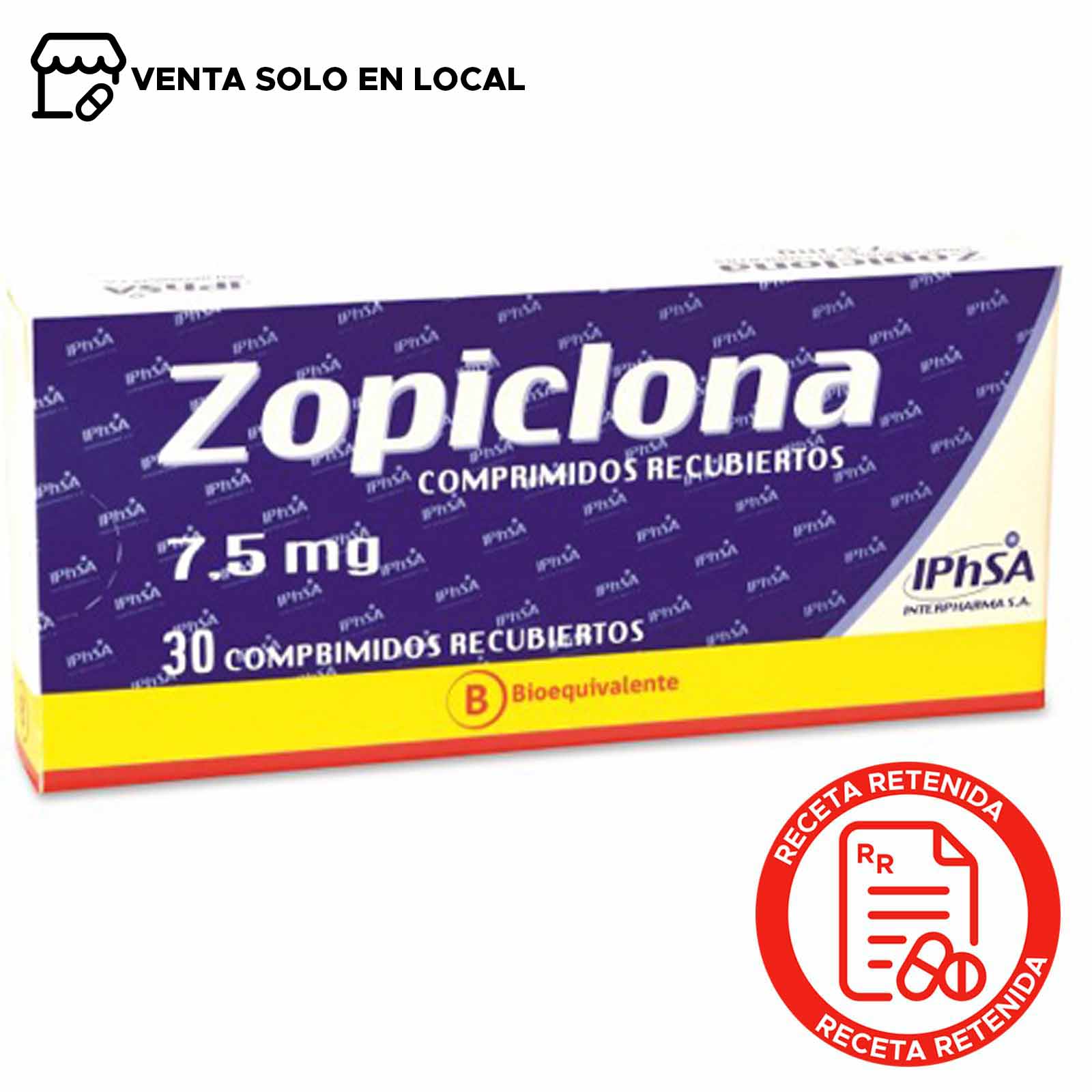 Zopiclona 7,5mg Comprimidos Recubiertos