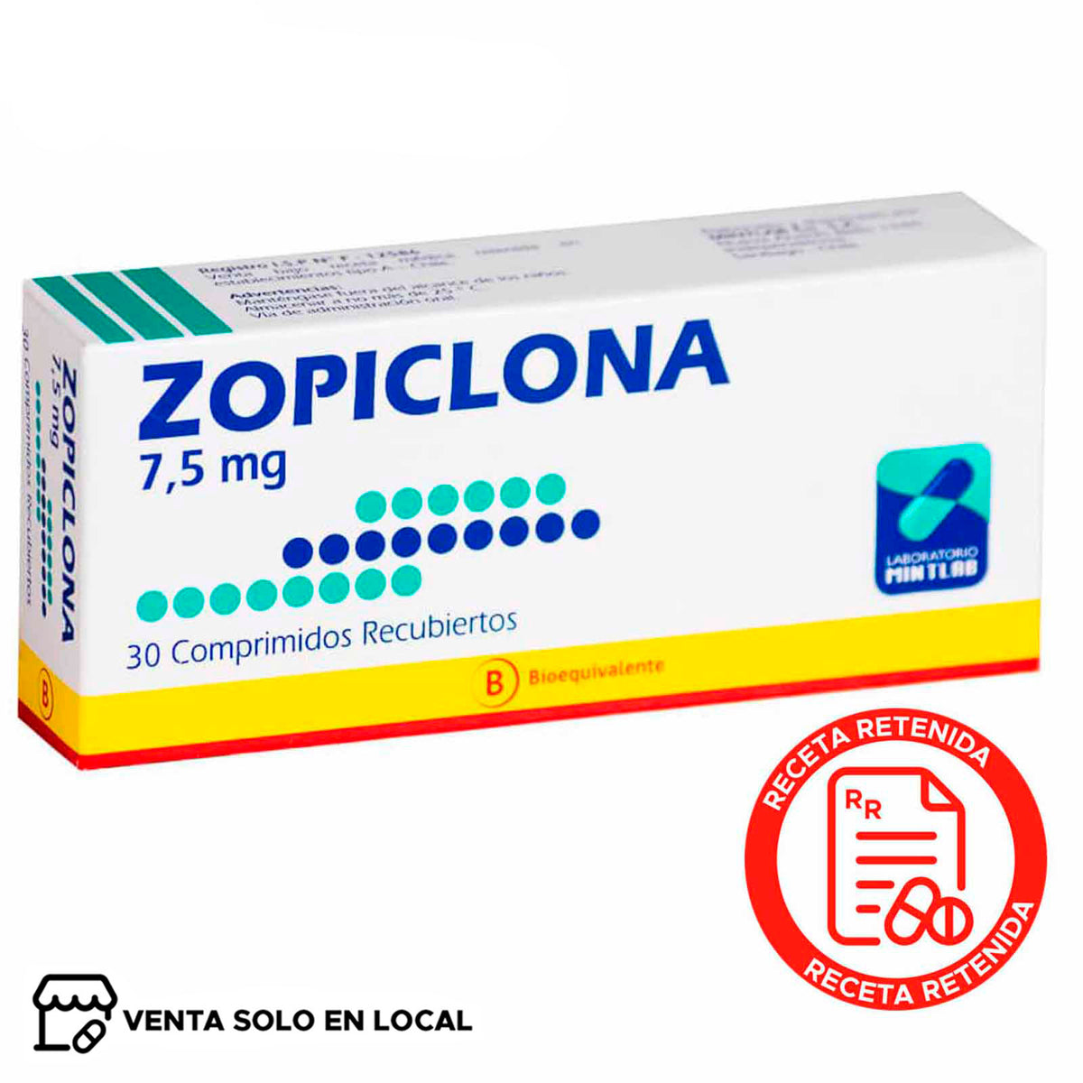 Zopiclona 7,5mg Comprimidos Recubiertos