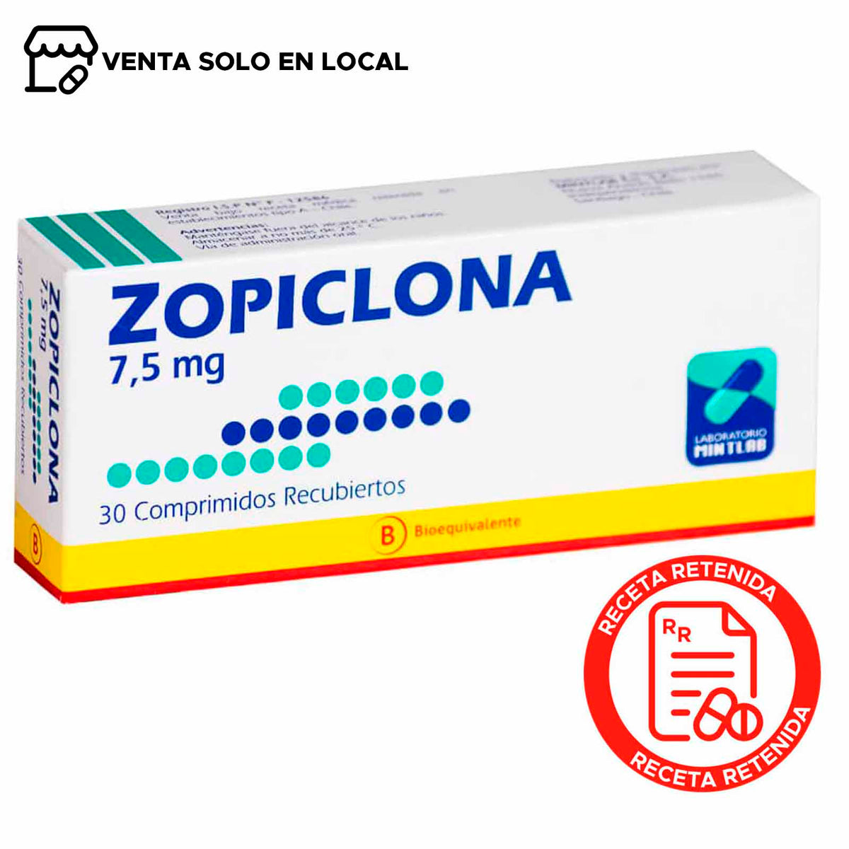 Zopiclona 7,5mg Comprimidos Recubiertos