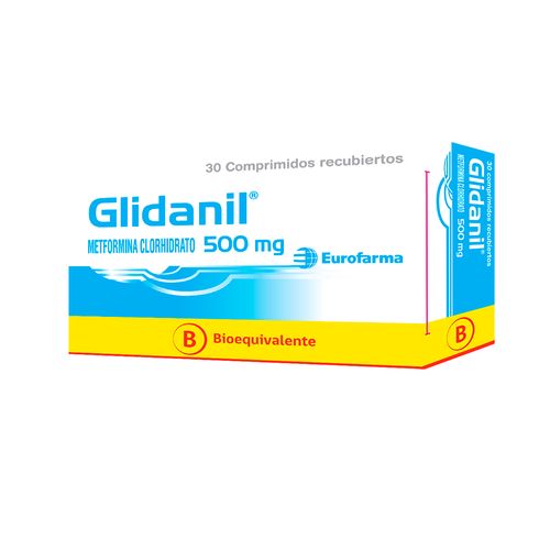 Glidanil Comprimidos Recubiertos 500mg
