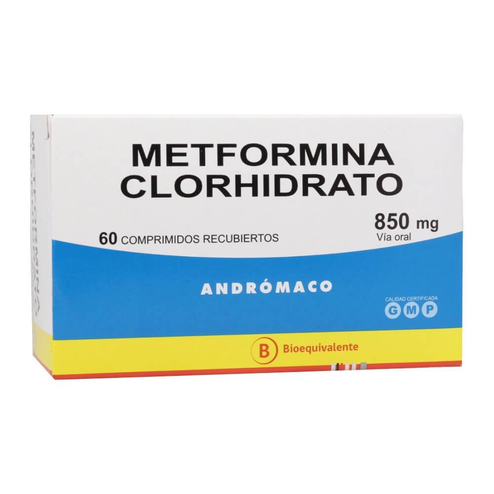 Metformina Comprimidos Recubiertos 850mg