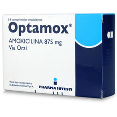 Optamox Comprimidos Recubiertos 875mg