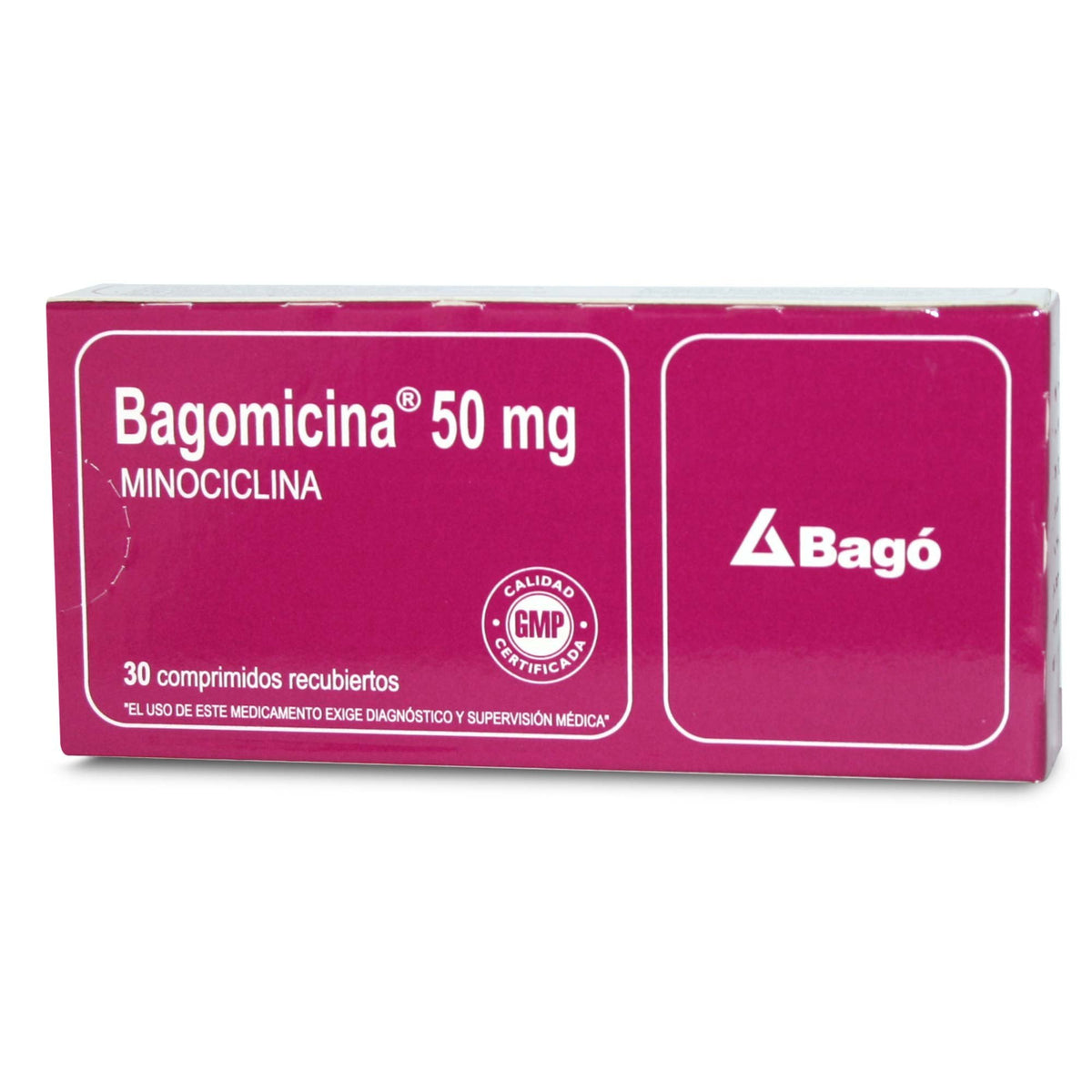 Bagomicina Comprimidos Recubiertos 50mg