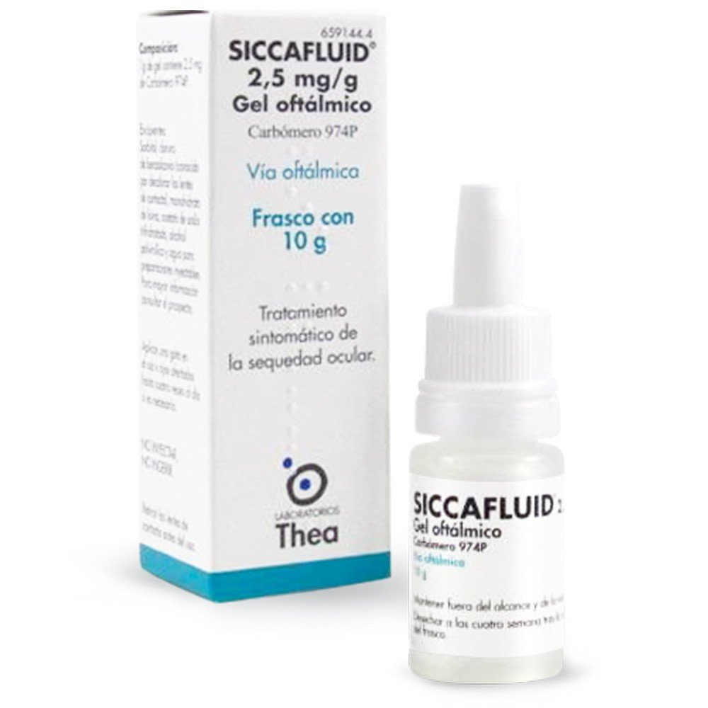 Siccafluid Gel Oftálmico 2,5mg/g