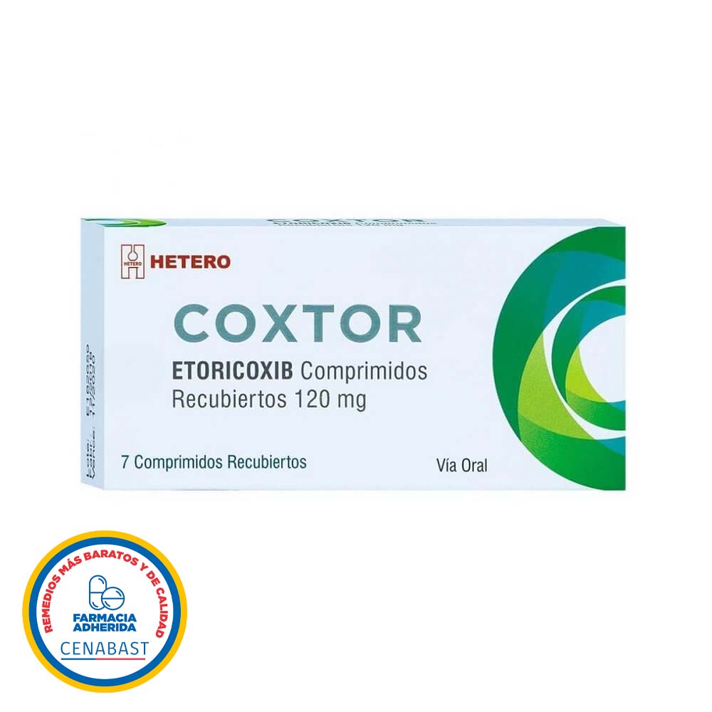 Coxtor Comprimidos Recubiertos 120mg Producto Cenabast