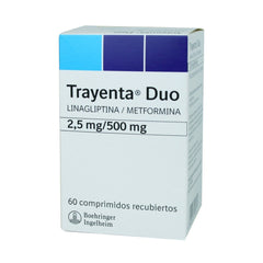 Trayenta Duo Comprimidos Recubiertos 2,5mg/500mg