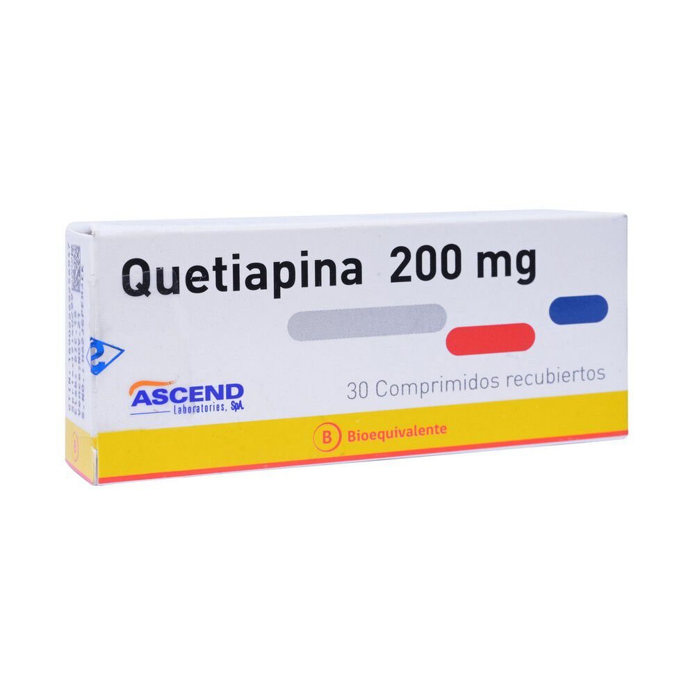 Quetiapina Comprimidos Recubiertos 200mg