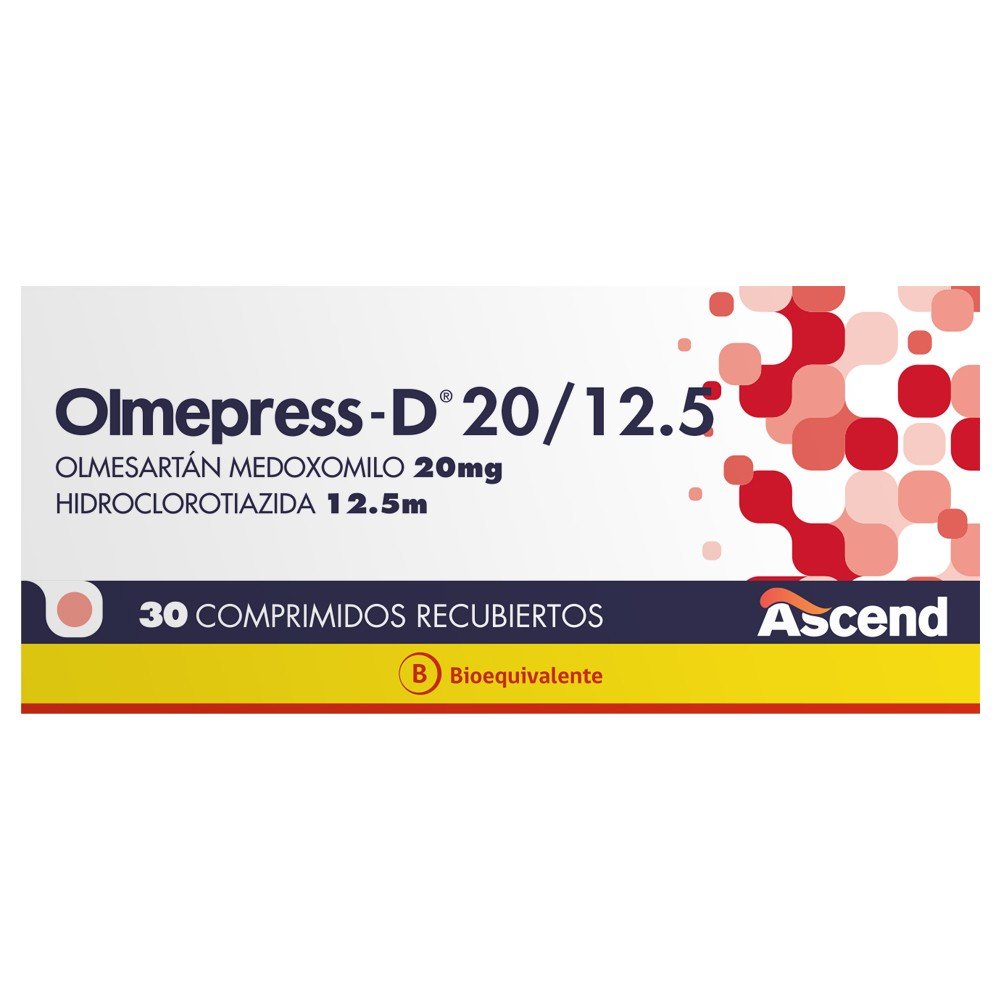 Olmepress-D Comprimidos Recubiertos 20/12,5