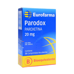 Parodox Comprimidos Recubiertos 20mg
