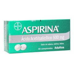 Aspirina Comprimidos 500mg