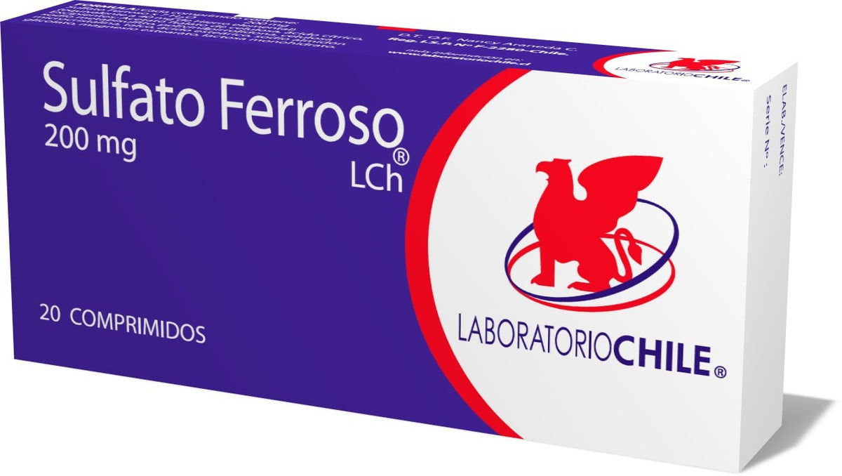 Sulfato Ferroso Comprimidos 200mg