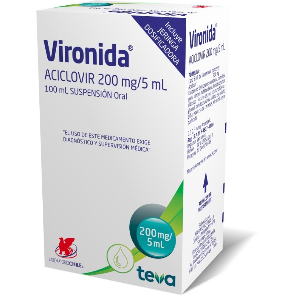 Vironida Suspensión Oral 200mg/5ml