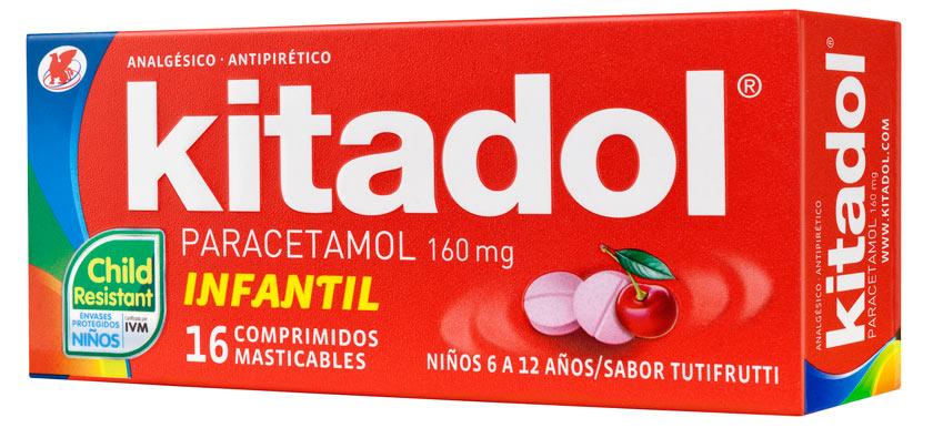 Kitadol Infantil Comprimidos Masticables 160mg