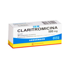 Claritromicina Comprimidos Recubiertos 500mg