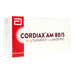 Cordiax Am 80/5 Comprimidos