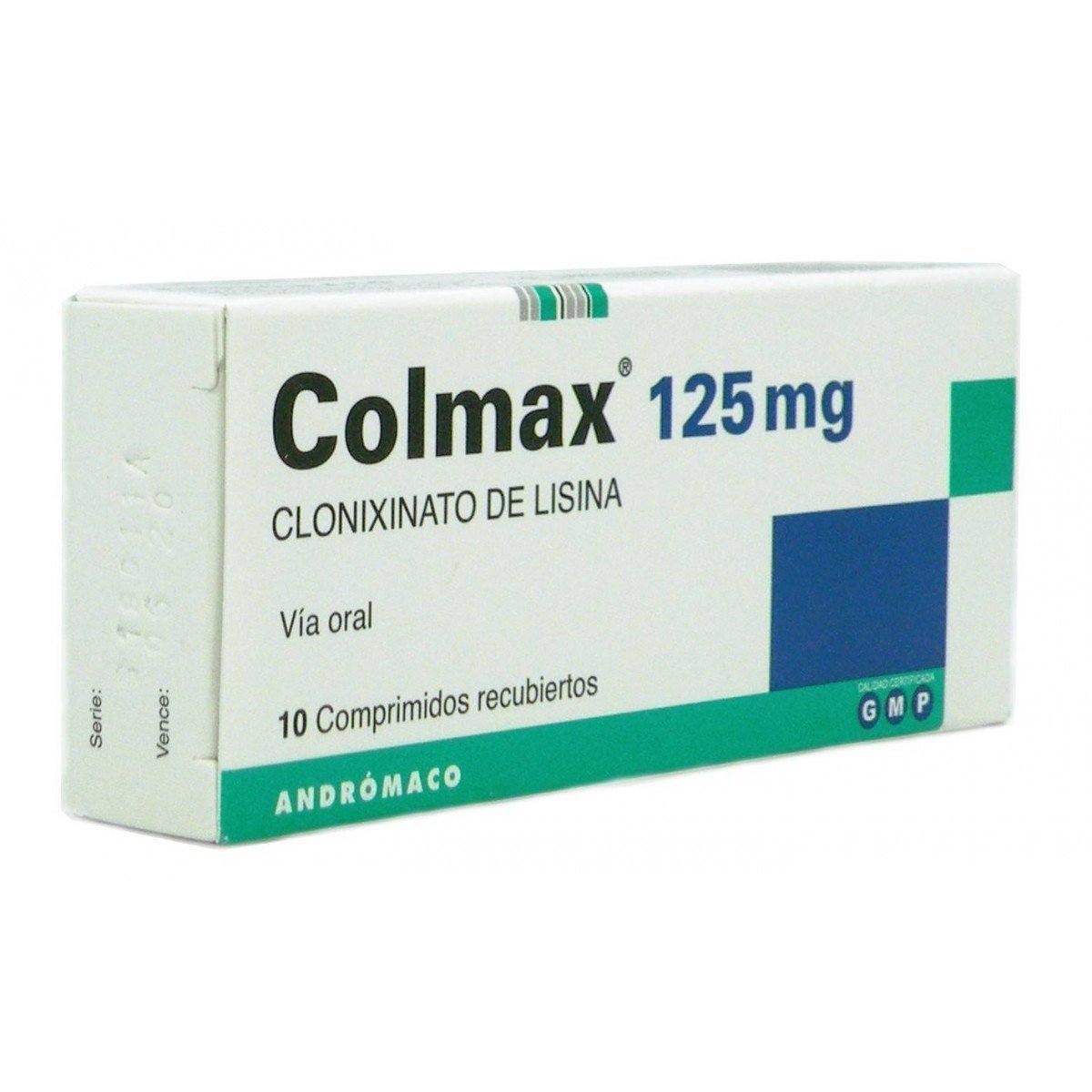 Colmax Tab COLMAX 125MG - Andrómaco | Farmacia El Químico – Farmacia El Quimico